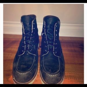 Red Wing Heritage Classic Moc Boots in Dark Grey